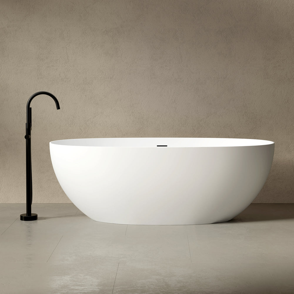51.2 Inch MonBlari LYRA Solid Surface Freestanding Bathtub