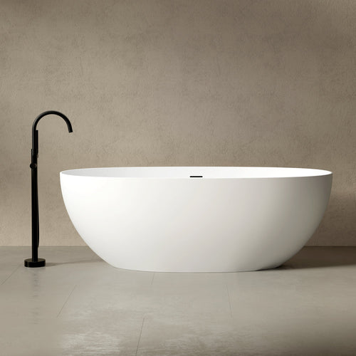 51.2 Inch MonBlari LYRA Solid Surface Freestanding Bathtub
