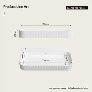 29.5-47.2 Inch MonBlari VENUS SERIES Solid Surface Wall Mount Sink