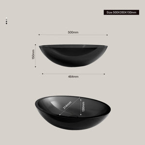 19.7 Inch MonBlari MELLOW SERIES Resin Vessel Bowl Sink Bathroom Sink
