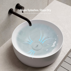 MonBlari TW-A105 CANVA SERIES Solid Surface Vessel Bowl Sink Bathroom Sink