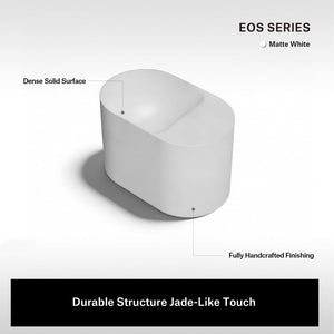 19.7 Inch MonBlari EOS Solid Surface Wall Mount Sink
