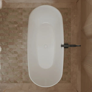 MonBlari TW-7798 White Acrylic Freestanding Bathtub 1700mm - 1800mm