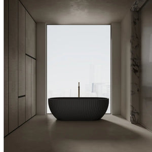 MonBlari MR-88871 Black VENUS Series Wide Freestanding Bathtub 1700mm