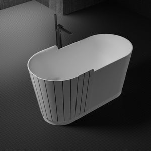 MonBlari Swing Series Sculptural Freestanding Soaking Tub