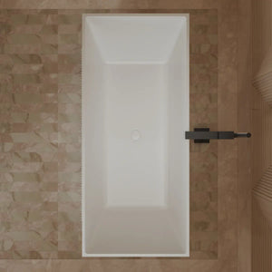 MonBlari XY-2005 White Acrylic Freestanding Bathtub 1500mm - 1700mm