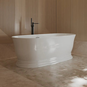 MonBlari TW-7798 White Acrylic Freestanding Bathtub 1700mm - 1800mm