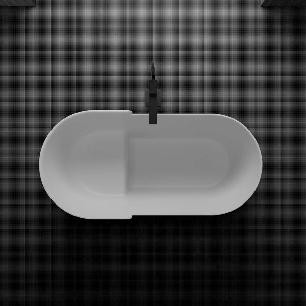 MonBlari Swing Series Sculptural Freestanding Soaking Tub