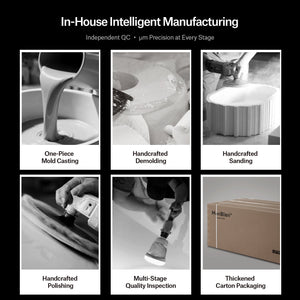 MonBlari Solid Surface Vessel Bowl Sink Bathroom Sink XA-A72-MW-9