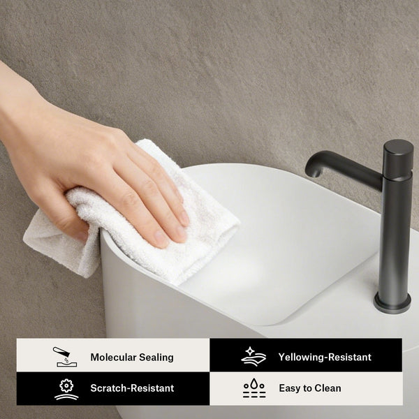 19.7 Inch MonBlari EOS Solid Surface Wall Mount Sink