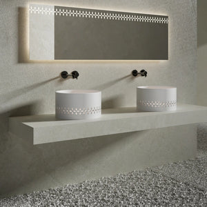 MonBlari Linglong Series Vessel Sink Luxury Wash Baisn