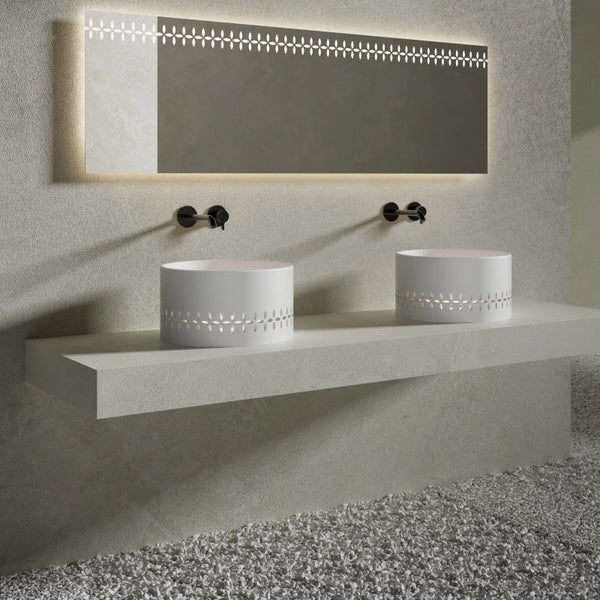 MonBlari Linglong Series Vessel Sink Luxury Wash Baisn