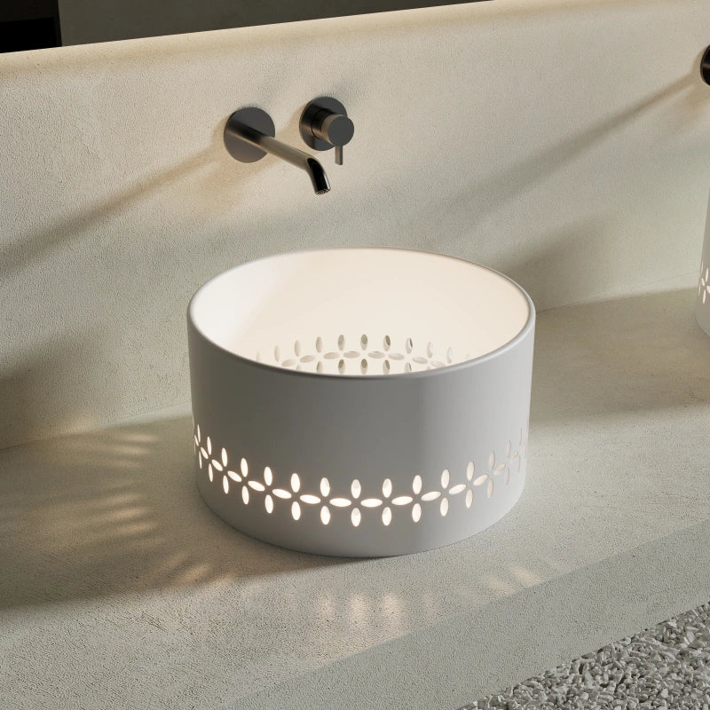MonBlari Linglong Series Vessel Sink Luxury Wash Baisn