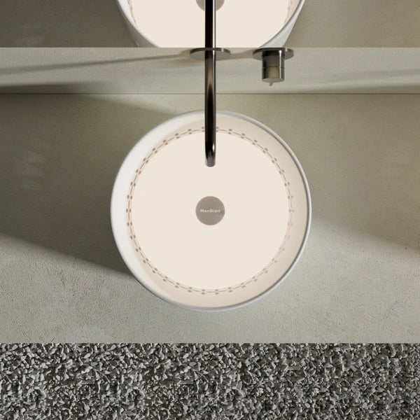 MonBlari Linglong Series Vessel Sink Luxury Wash Baisn