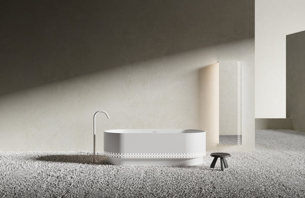 MonBlari Linglong Series Freestanding Bathtub Luxury Soaking Tub