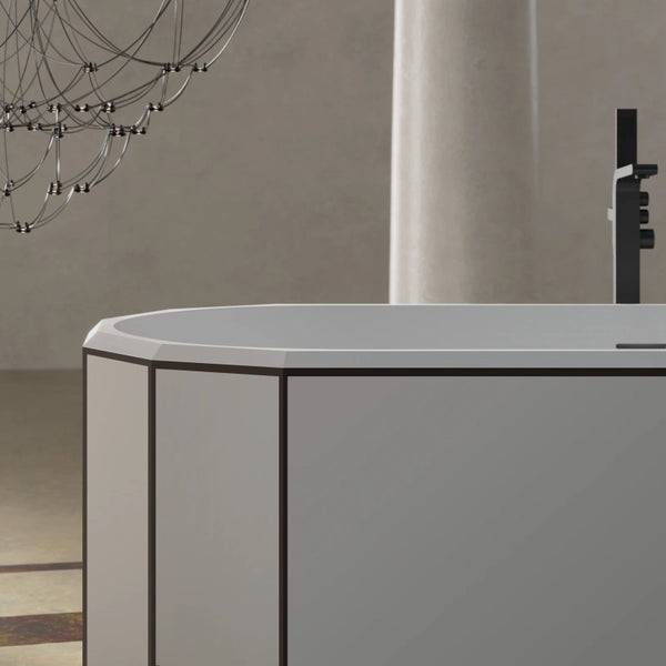 MonBlari BERYL Series Buthtub With Black Rim
