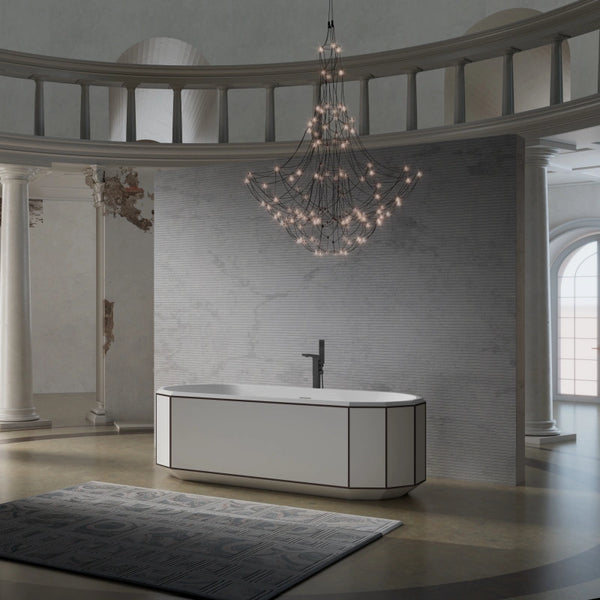 MonBlari BERYL Series Buthtub With Black Rim