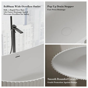 MonBlari MR-88878 VENUS Series Double Slipper Bathtub 1800mm