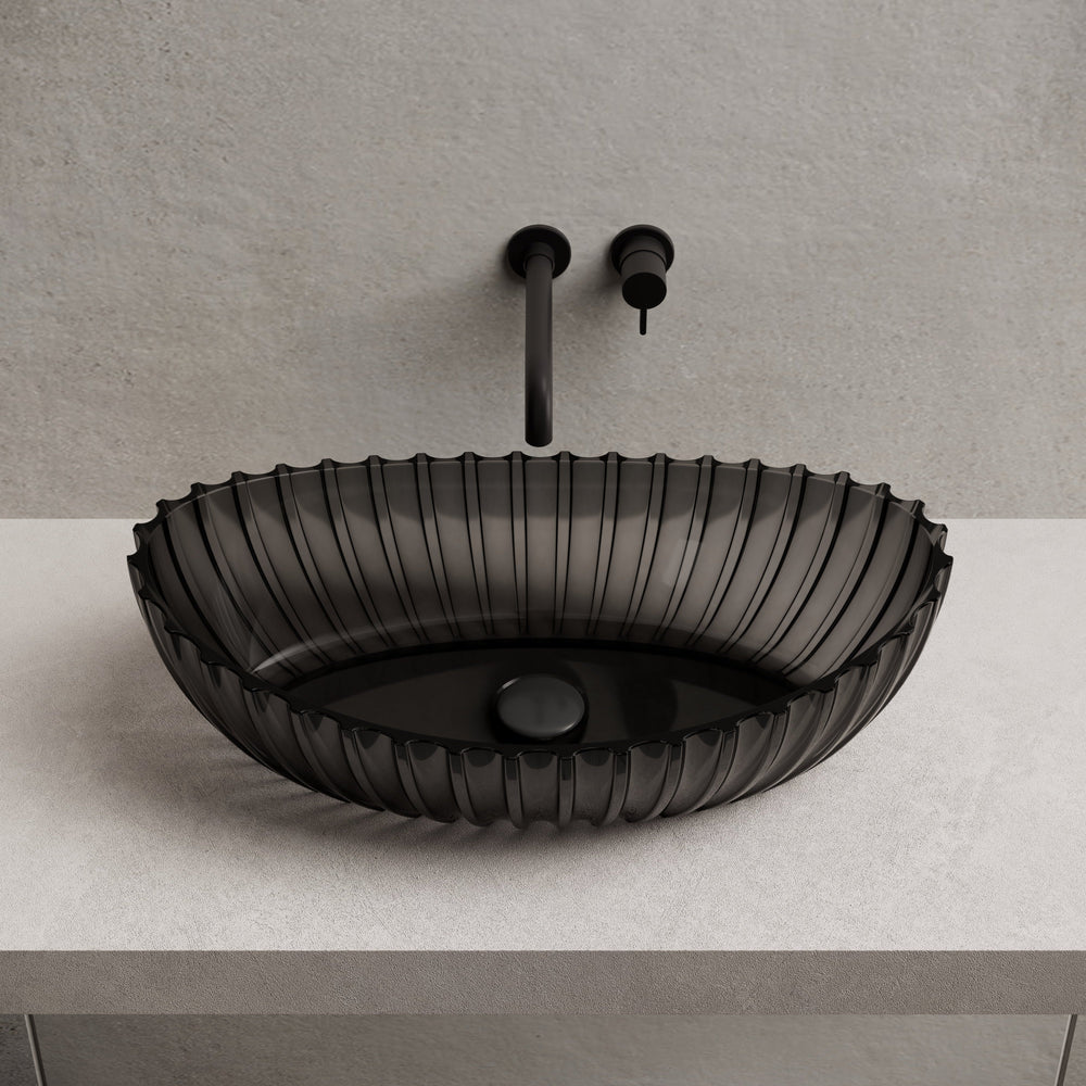23.6 Inch MonBlari Resin Vessel Bowl Sink Bathroom Sink MR-A8878T-CT01-FronView