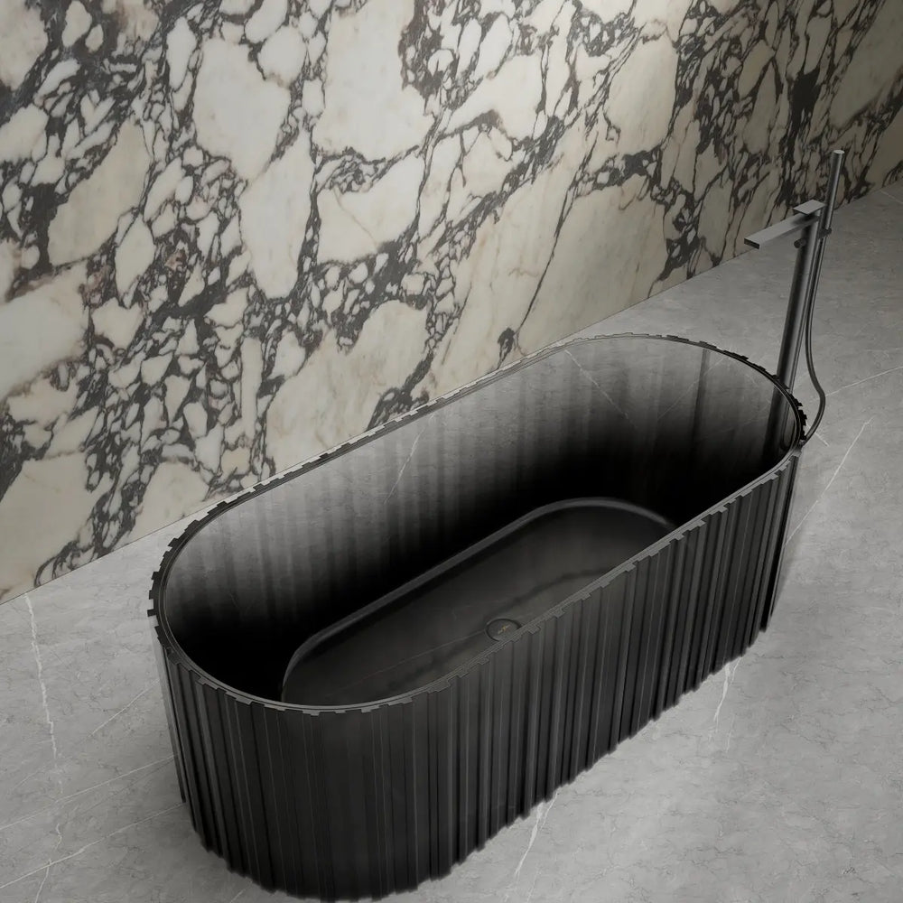 MonBlari MR-88851 Transparent Resin Freestanding Bathtub 1700mm