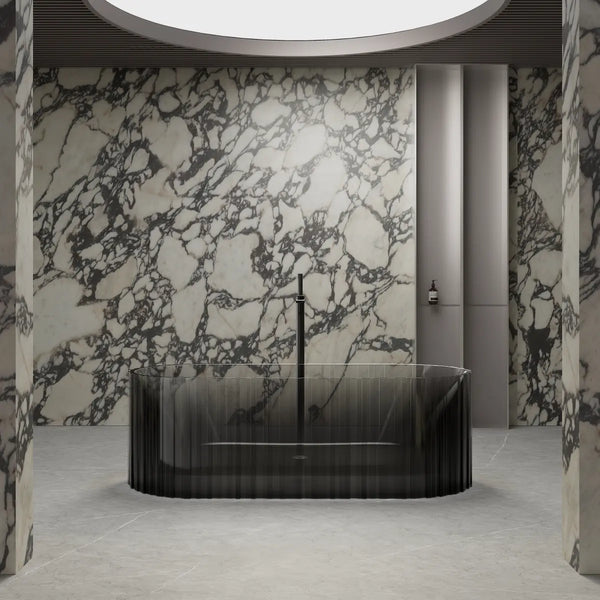 MonBlari MR-88851 Transparent Resin Freestanding Bathtub 1700mm