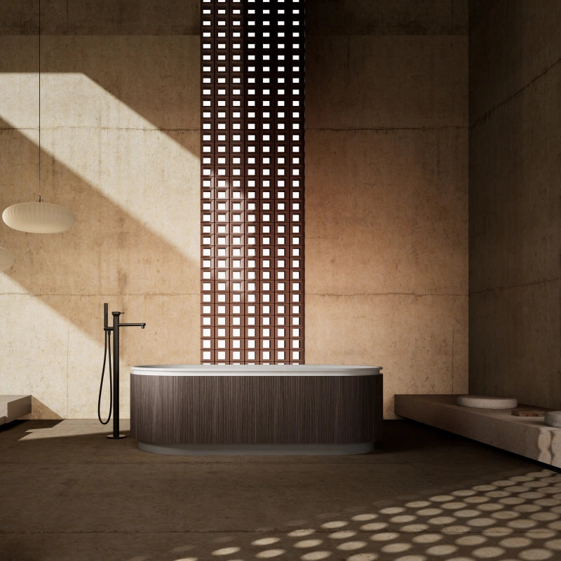 MonBlari FOREST Series Solid Surface Freestanding Bathtub