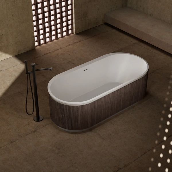 MonBlari FOREST Series Solid Surface Freestanding Bathtub