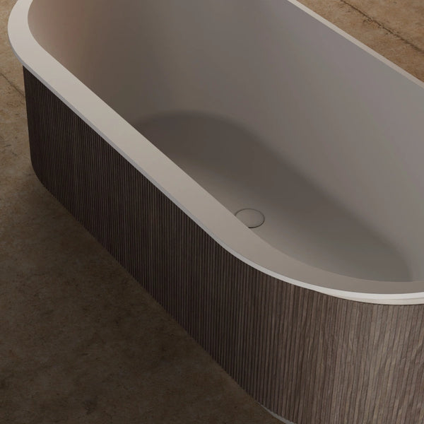MonBlari FOREST Series Solid Surface Freestanding Bathtub