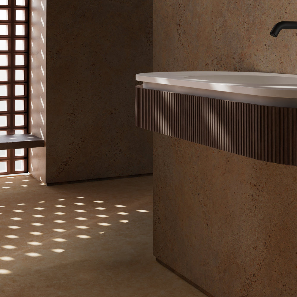 MonBlari FOREST Series Vessel Sink MW-G0601-BW-FrontView