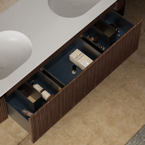 MonBlari Marble Bathroom Vanity With Mirror MW-V0602A-CloseUp