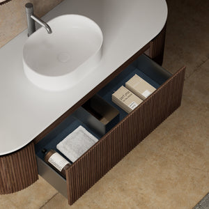 MonBlari Marble Bathroom Vanity With Mirror MW-V0611-CloseUp