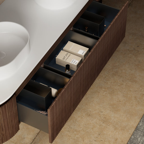 MonBlari Marble Bathroom Vanity With Mirror MW-V0612A-CloseUp
