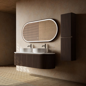 MonBlari Marble Bathroom Vanity With Mirror MW-V0612-SideView