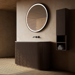 MonBlari Marble Bathroom Vanity With Mirror MW-V0691-SideView