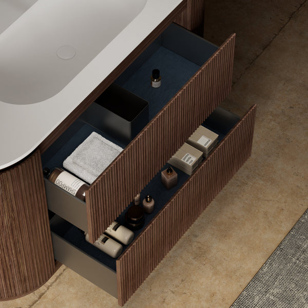 MonBlari Marble Bathroom Vanity With Mirror MW-V0691-CloseUp