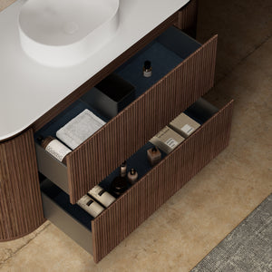 MonBlari Marble Bathroom Vanity With Mirror MW-V0695-CloseUp