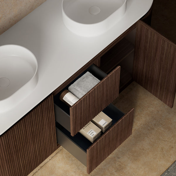 MonBlari Marble Bathroom Vanity With Mirror MW-V0696A-CloseUp