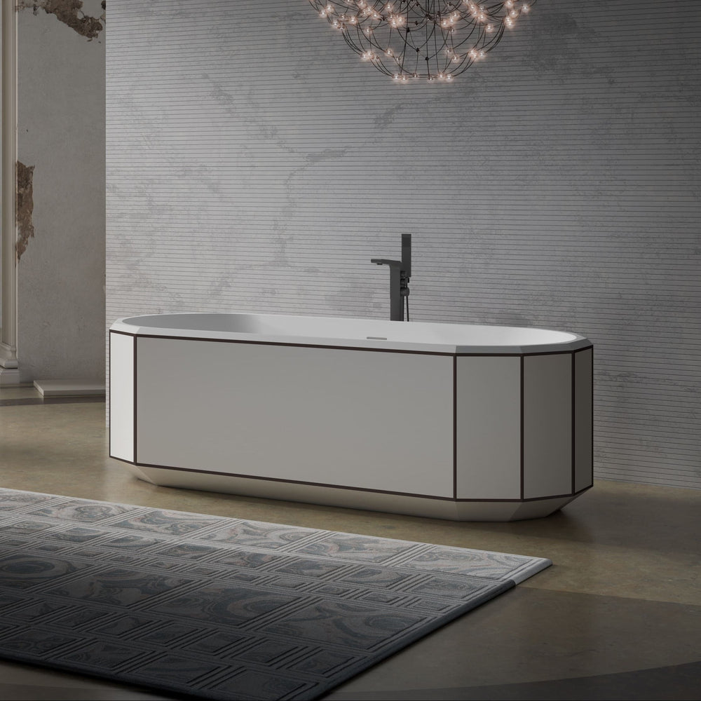MonBlariBERYLSeriesBathtubWithBlackRimFrontViewPanorama-1700x750x550mm-Scenario