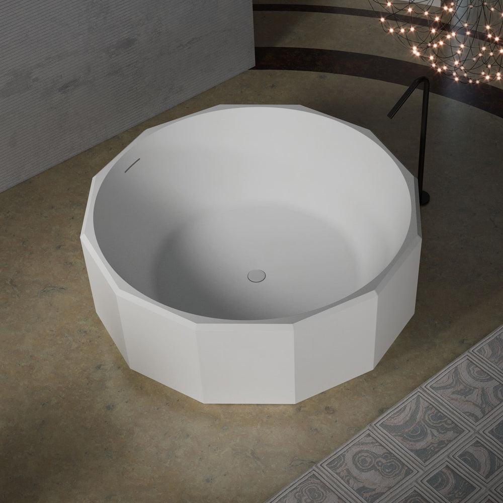 MonBlariBERYLSeriesRoundBathtubFrontViewPanorama-1500x1500x550mm-Scenario