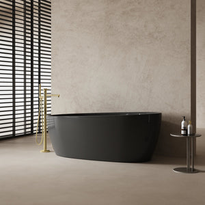 MonBlari MC-99972 Carbon Fiber Freestanding Bathtub 1700mm Diagonal View