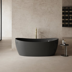 MonBlari MC-99973 Carbon Fiber Freestanding Bathtub 1700mm Front View