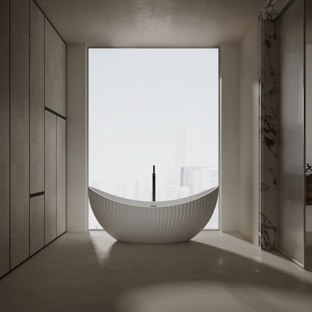 MonBlari MR-88878 VENUS Series Double Slipper Bathtub Front View