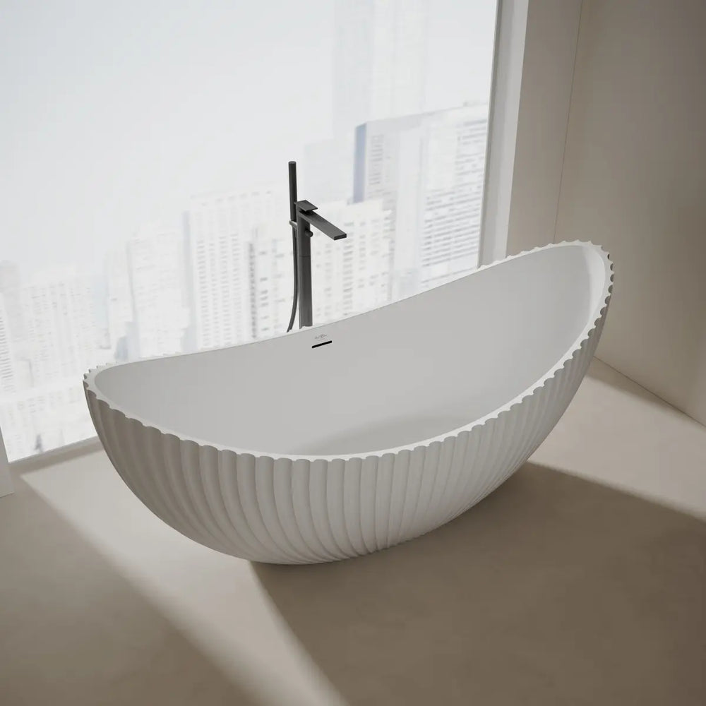 MonBlari MR-88878 VENUS Series Double Slipper Bathtub Front View