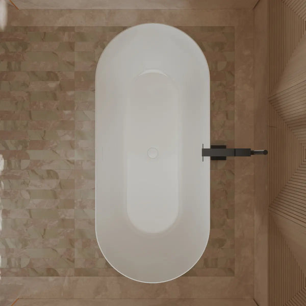 MonBlari TW-6611 White Acrylic Freestanding Bathtub 1500mm-1800mm
