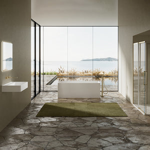 MonBlari TW-6685 White Acrylic Freestanding Bathtub 1500mm - 1700mm
