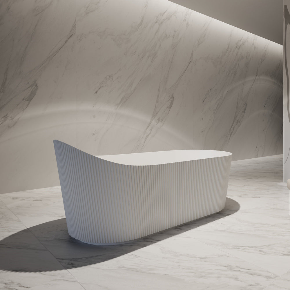 67 Inch MonBlari Acrylic Freestanding Bathtub TW-7192-GW-FrontView