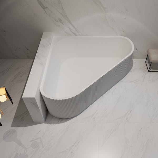 MonBlari Acrylic Back to Wall Bathtub TW -7197-Top View