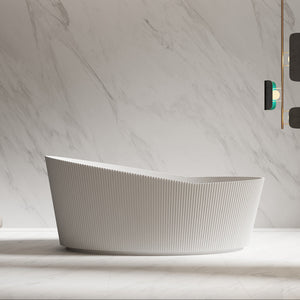 71 Inch MonBlari Acrylic Freestanding Bathtub TW-7198-GW-FrontView
