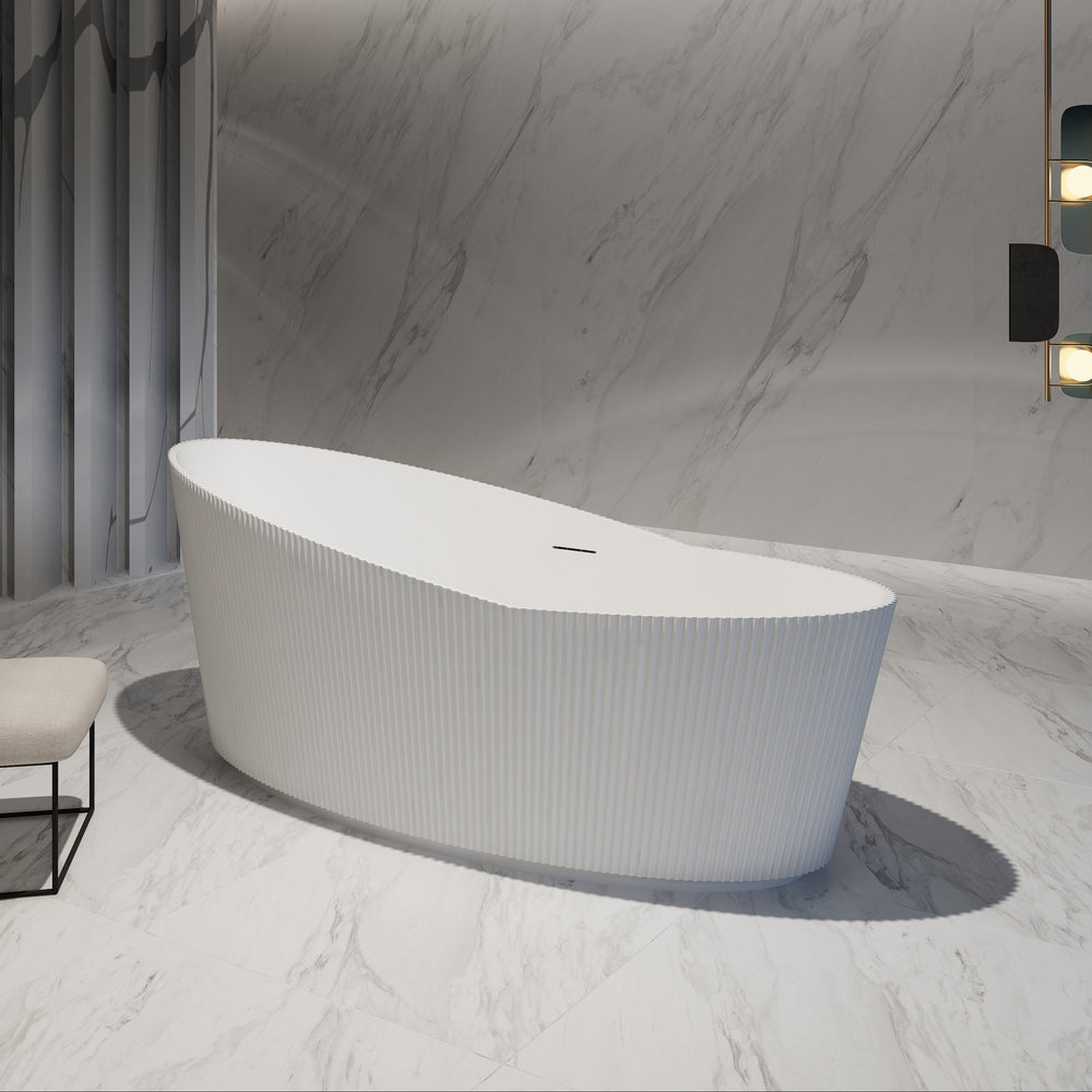 71 Inch MonBlari Acrylic Freestanding Bathtub TW-7198-GW-FrontView