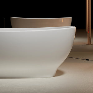 MonBlari Acrylic Freestanding Bathtub TW-7573-GW-FrontCloseUp